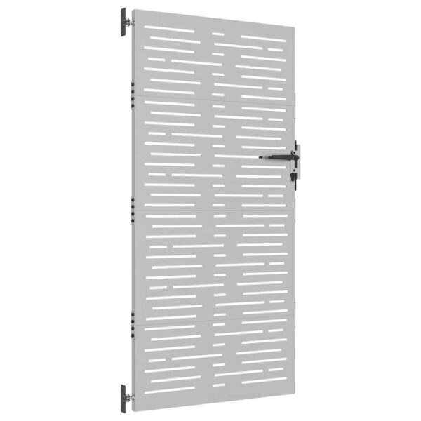 Garden Gate 85x200 cm Corten Steel Square Design