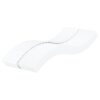 Foam Mattress White 90x190 cm Hardness H2 H3