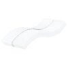 Foam Mattress White 90x200 cm Hardness H2 H3