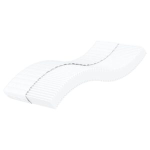 Foam Mattress White 90x200 cm Hardness H2 H3