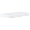 Foam Mattress White 90x200 cm Hardness H2 H3