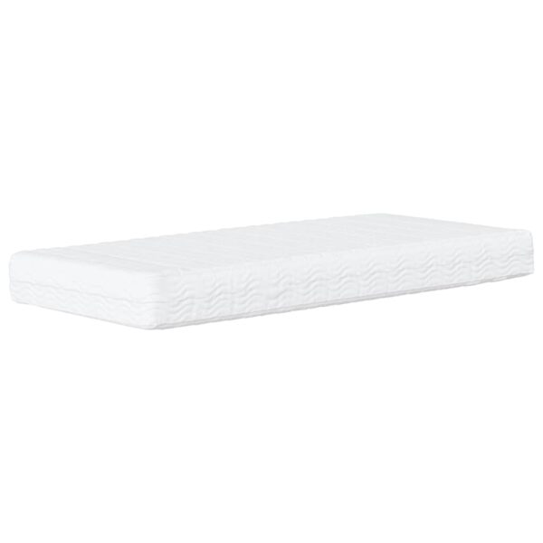 Foam Mattress White 90x200 cm Hardness H2 H3