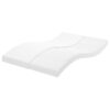 Foam Mattress White 120x200 cm 7-Zone Hardness 20 ILD