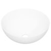 Wash Basin White 36x15 cm Ceramic Round