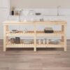 Work Bench 181x50x80 cm Solid Wood Pine