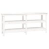 Work Bench White 181x50x80 cm Solid Wood Pine