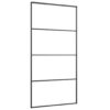 Sliding Door with Hardware Set 102.5x205 cm ESG Glass & Aluminium