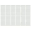Folding 6-Panel Room Divider Japanese Style 240x170 cm White