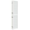 Folding 6-Panel Room Divider Japanese Style 240x170 cm White