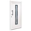 Front Door White 98x208 cm PVC