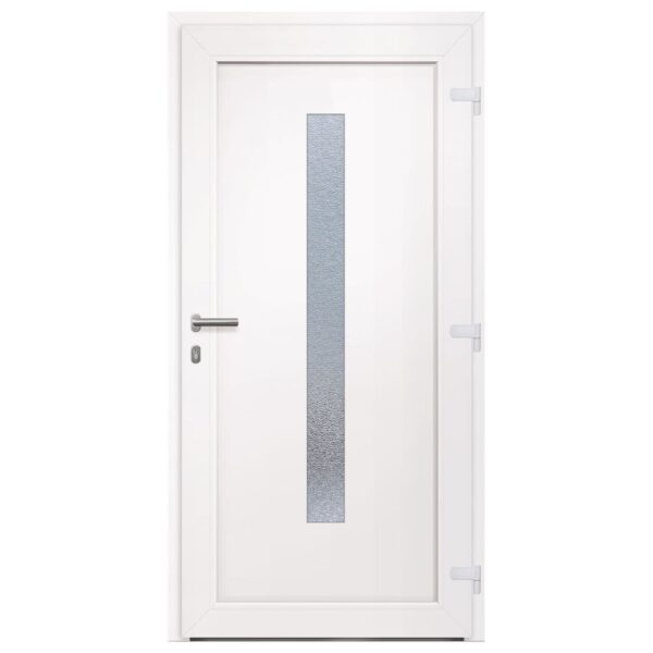 Front Door Anthracite 108x200 cm PVC