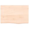 Wall Shelf 60x40x(2-6) cm Untreated Solid Wood Oak