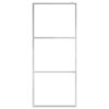 Walk-in Shower Wall with Shelf Chrome 100x195 cm ESG Glass & Aluminium