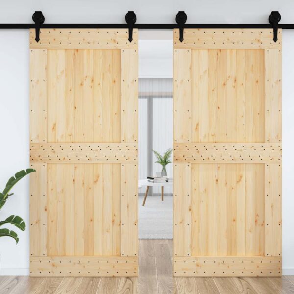 Door NARVIK 100x210 cm Solid Wood Pine