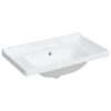 Bathroom Sink White 81x48x23 cm Rectangular Ceramic