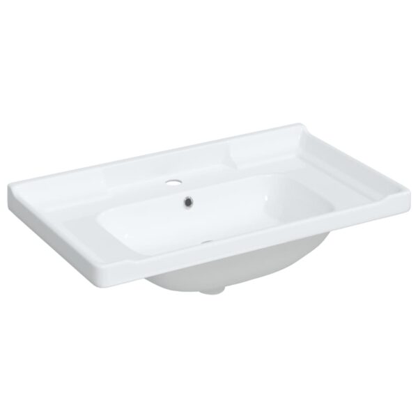 Bathroom Sink White 81x48x23 cm Rectangular Ceramic
