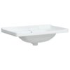 Bathroom Sink White 81x48x23 cm Rectangular Ceramic