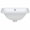 Bathroom Sink White 36.5x32x15.5 cm Rectangular Ceramic