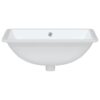 Bathroom Sink White 55.5x37.5x19 cm Rectangular Ceramic
