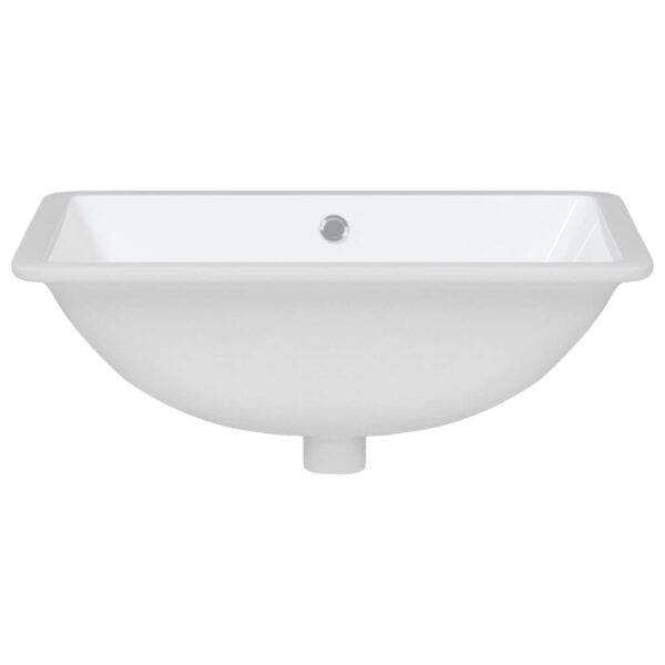 Bathroom Sink White 55.5x37.5x19 cm Rectangular Ceramic