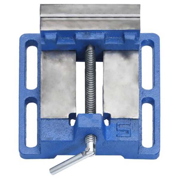 Drill Press Vise Blue 121 mm Cast Iron