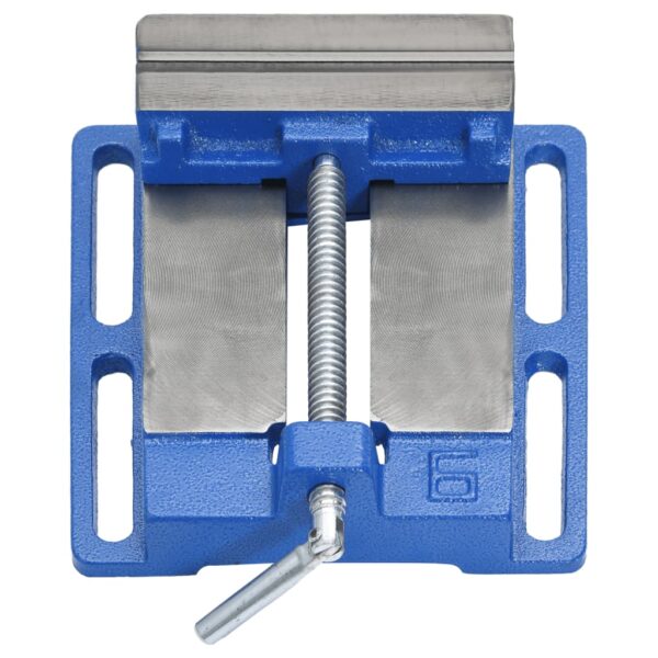Drill Press Vise Blue 150 mm Cast Iron