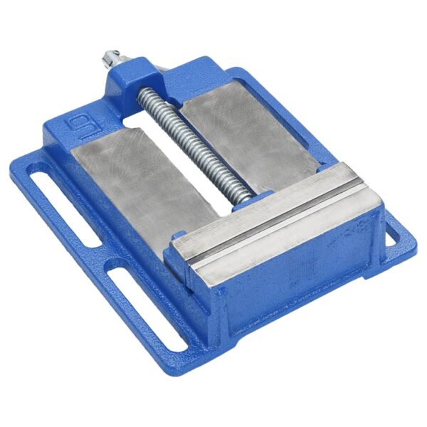 Drill Press Vise Blue 150 mm Cast Iron