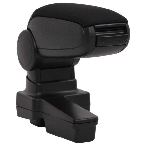 Car Armrest Black 14.5x32x(27-46) cm ABS