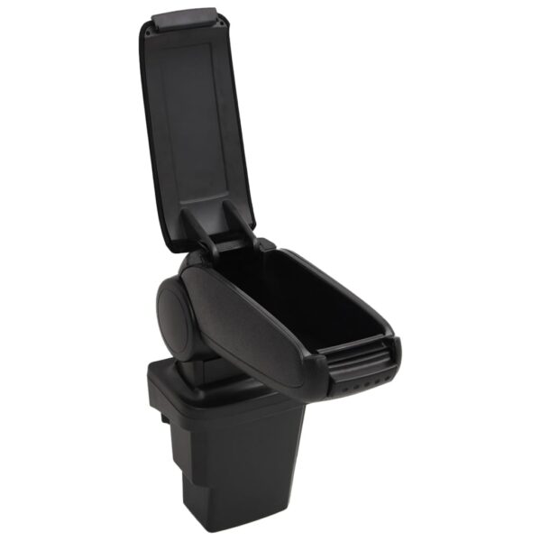 Car Armrest Black 17x32x(37-53) cm ABS