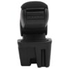 Car Armrest Black 15x31x(28-44) cm ABS
