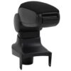 Car Armrest Black 15x35x(30-47) cm ABS