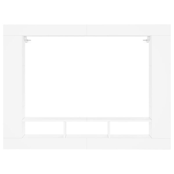 TV Cabinet White 152x22x113 cm Engineered Wood