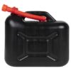 Fuel Can with Flexible Spout 3 pcs Black 20 L Plastic