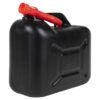 Fuel Can with Flexible Spout 3 pcs Black 20 L Plastic
