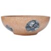 Countertop Basin Brown and Blue Round Î¦41x14 cm Ceramic