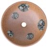 Countertop Basin Brown and Blue Round Î¦41x14 cm Ceramic