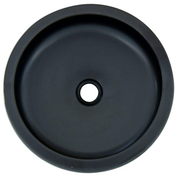 Countertop Basin Black and Blue Round Î¦41x14 cm Ceramic