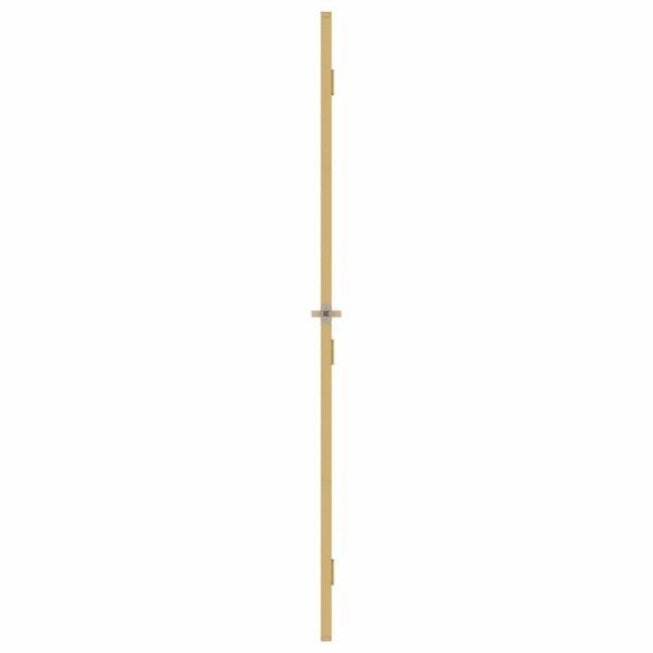 Interior Door Slim Golden 93x201.5 cm Tempered Glass and Aluminium