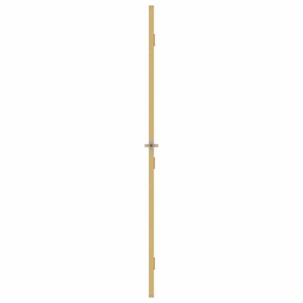 Interior Door Slim Golden 102.5x201.5 cm Tempered Glass and Aluminium