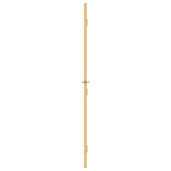 Interior Door Slim Golden 102.5x201.5 cm Tempered Glass and Aluminium