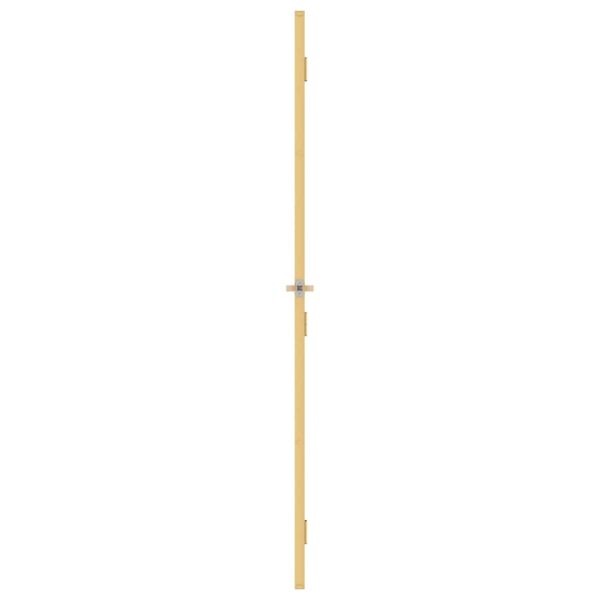 Interior Door Slim Golden 83x201.5 cm Tempered Glass and Aluminium