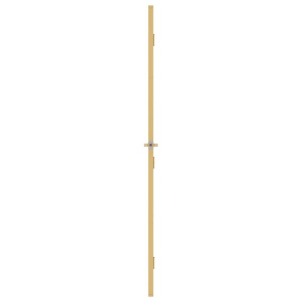 Interior Door Slim Golden 102.5x201.5 cm Tempered Glass and Aluminium