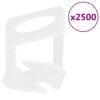 Tile Levelling Clips 2500 pcs 1.5 mm
