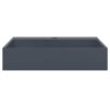 Wash Basin 50x38x11 cm Mineral Cast/Marble Cast Anthracite