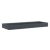 Wash Basin 120x46x11 cm Mineral Cast/Marble Cast Anthracite