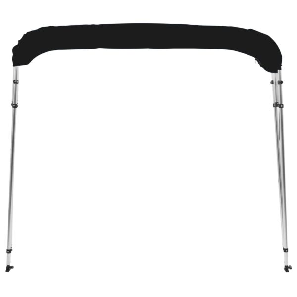 4-bow Bimini Top Black 243x196x137 cm