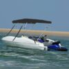 4-bow Bimini Top Black 243x196x137 cm