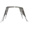3-bow Bimini Top with Sidewalls 183x(137-152)x137 cm