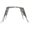 3-bow Bimini Top with Sidewalls 183x(154-167)x137 cm