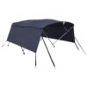 4-bow Bimini Top with Sidewalls 243x(200-213)x137 cm